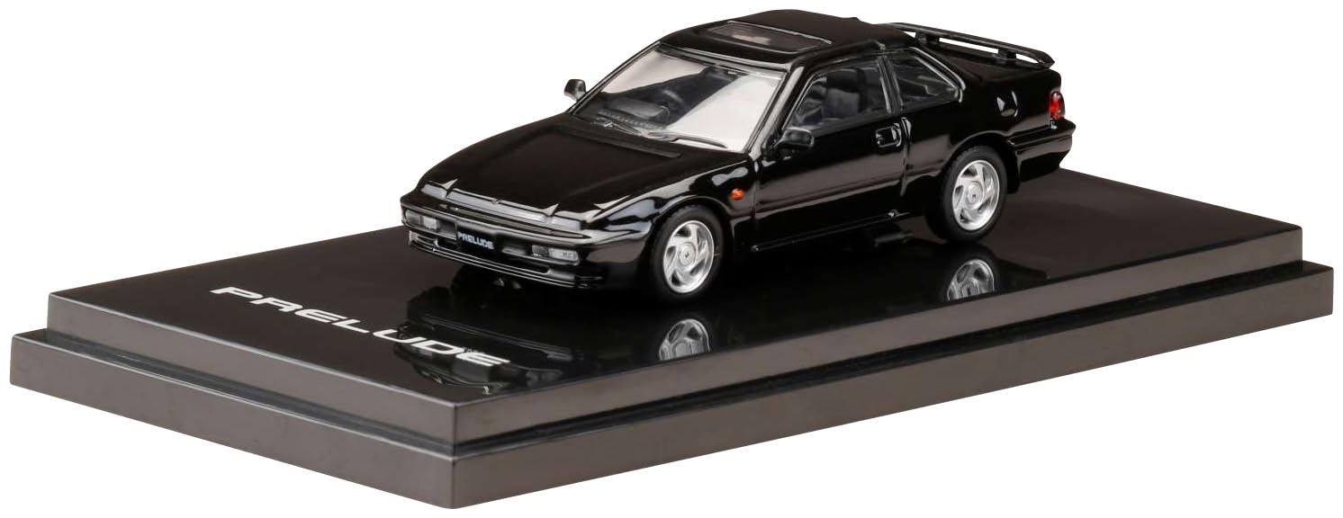 

HobbyJAPAN HJ64 Scale Honda Prelude SI TCV Granada Black Pearl Finished Model HJ643002BK 1/64 (BA5)