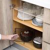 Retractable Shelf Kitchen Counter Expandable Rack Cabinet Organizer Cabinets Stackable Shelves