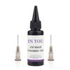 30g UV Hair Extension Glue: Fast-Drying Invisible Adhesive for UV Lamps | Waterproof Secure Bonds, Natural-Looking Long-Lasting Extensions