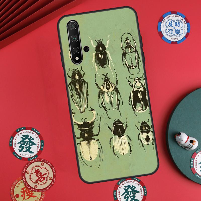 Beetles Insects For Huawei Nova 12s 7i 8i 11i 12i Y73 Y70 Y90 Y60 Y72 Y61 Y91 9 10 SE P30 Pro P40 Lite Case