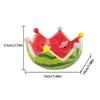 Cute Watermelon Shape Fruit Plate Large Capacity Storage Plate Dessert Salad Bowl  Food Picks