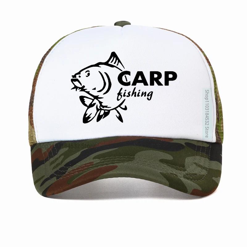 Lustige Angel-Sportkappe Unisex Sommer Outdoor Karpfenfischen Baseballkappe Verstellbar Netz Atmungsaktiv Snapback Kappen Jagd Angeln