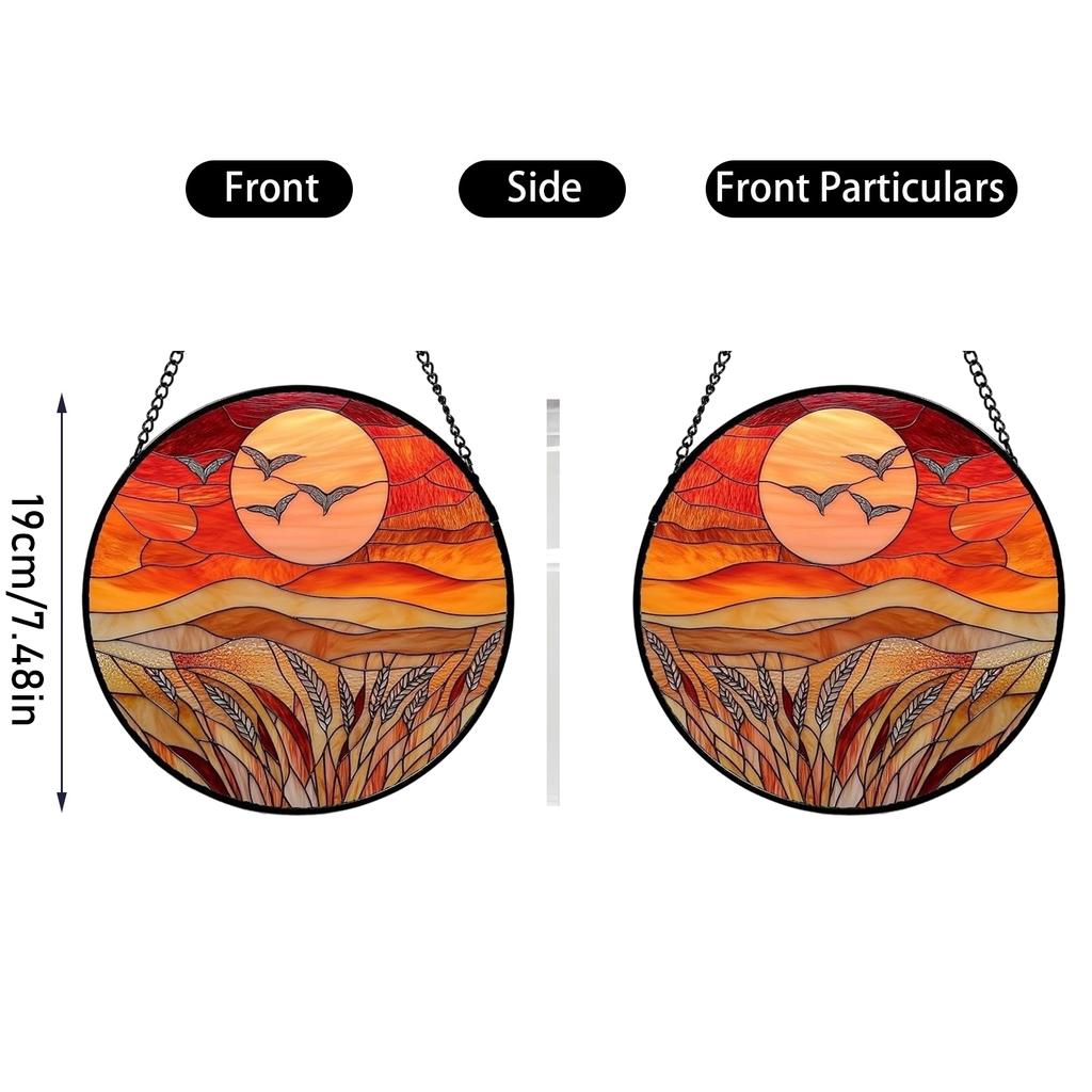 Acrylic Puzzles Suncatcher Window Hanging, 83 Catcher Stained Glass Acrylic Puzzle Decoration For Women Men Mom Birthday Gift Home Decor