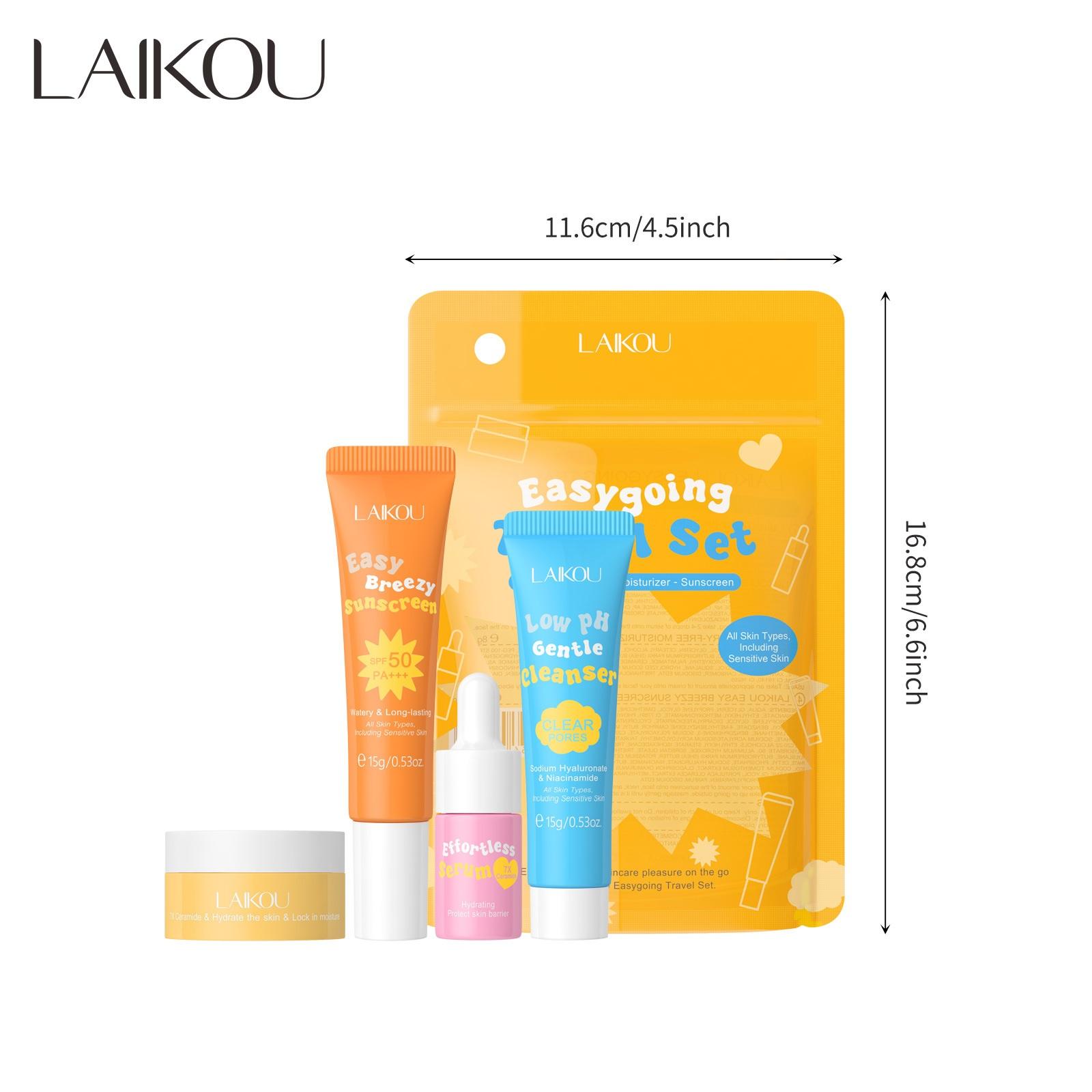 

LAIKOU Церамидный дорожный набор 4 миниатюры для ухода за лицом 4-piece set