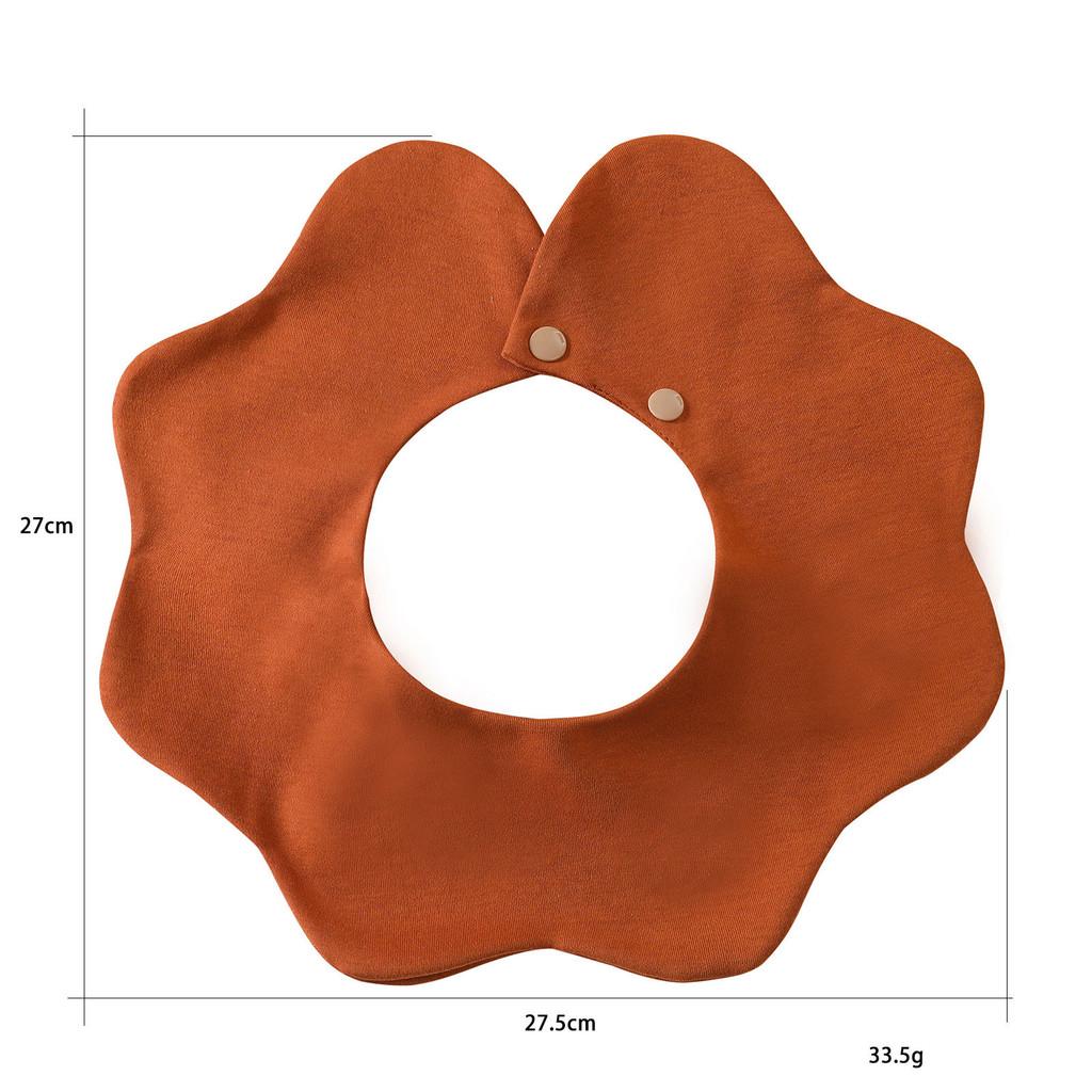 100% Cotton Baby Drool Bibs Soft Cloud 360° Wave Design Comfortable Drool Bandana for Infants Newborns