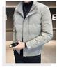 Herren Winter Slim Fit Leichte Daunenjacke