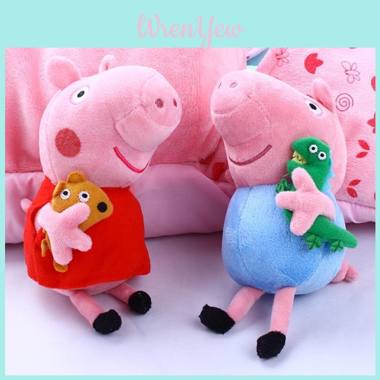 Peppa Pig Plush Toy Family Set With Pp Cotton Fill For Kids Birthdays And Sleep Time