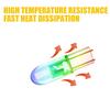 10pcs Car Trument Panel Warning Decoration Lamps Dashboard T5 LED W3W W1.2W 74 286 Wedge Indicator Lights Auto Accessories