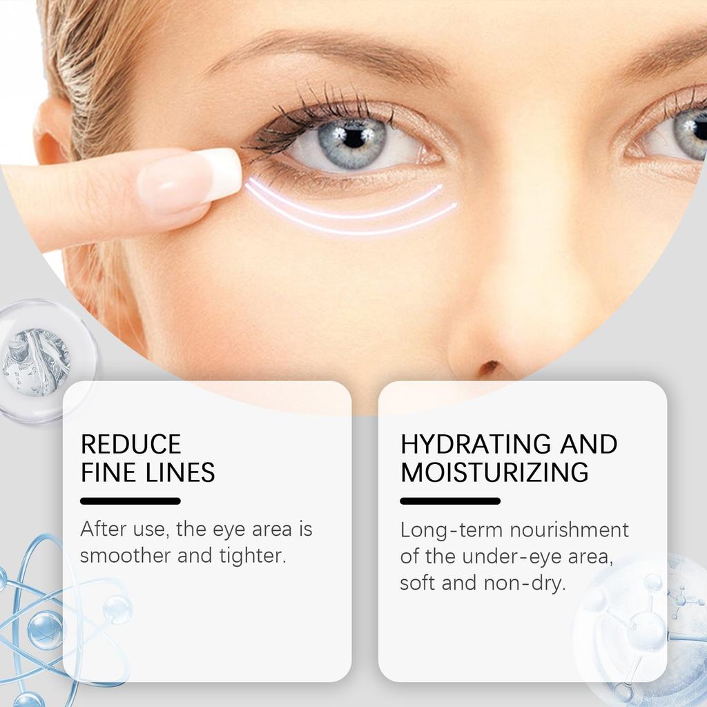 Zmarszczki Oczy Retinol Krem pod Oczy Krem z Roll-onem na Cienie pod Oczami Redukuje Drobne Linie Usuwa Worki pod Oczami 20g