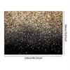 2D Ombre Gold Sparkle Bokeh Backdrop Photography Background Banner