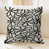Modern Beige And Black Flower Cushion Cover Car Throw Pillow Case For Sofa Car Christmas Gift xcm xcm