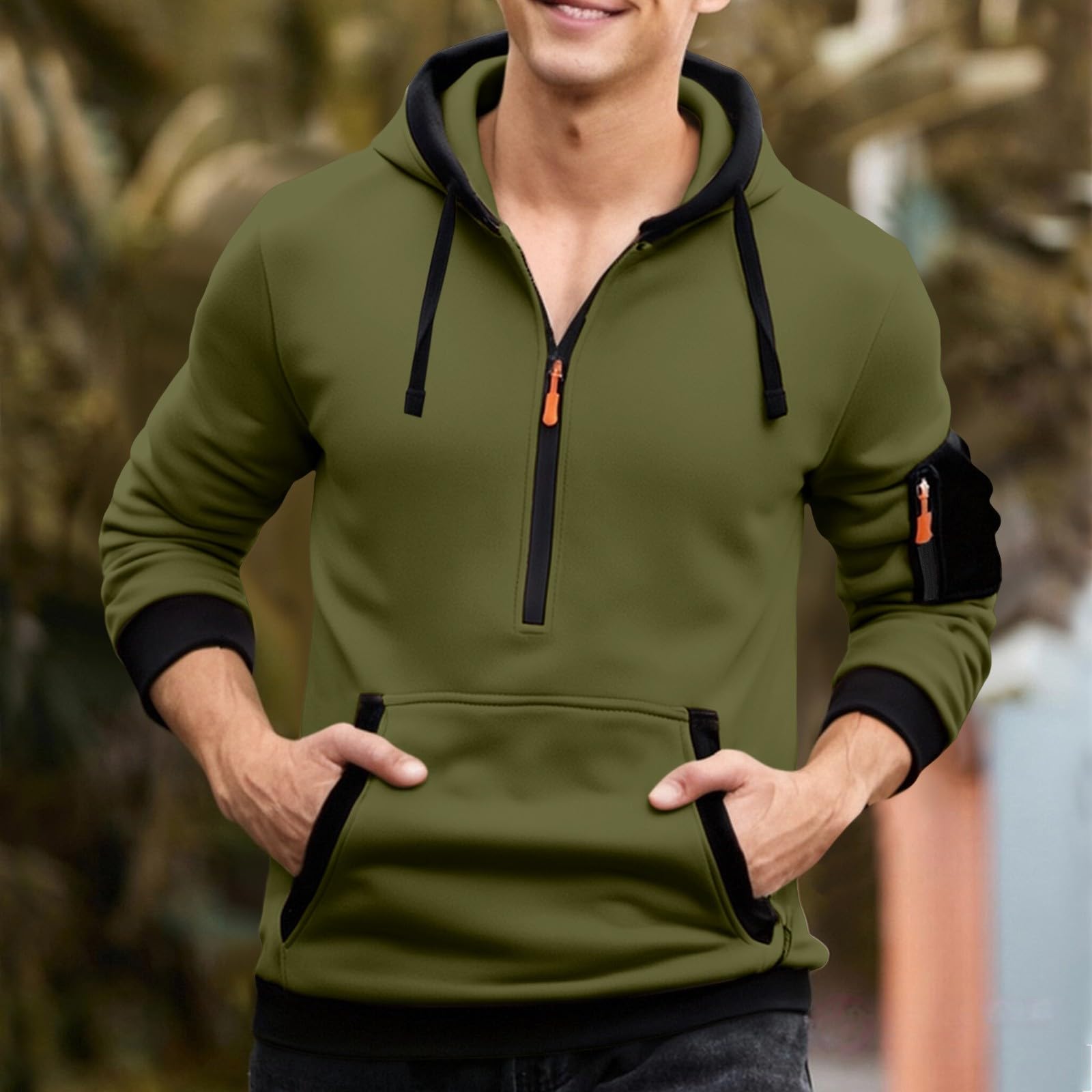 

Мужские винтажные повседневные свитшоты с длинным рукавом на молнии 1/4, свободного кроя, для тренировок, стильные рубашки XXL