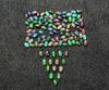 Opal Negru Etiopian Natural Multi Fire Oval Cabochon Piatră Prețioasă Liberă Lot 28 Bucăți 3*5 MM 5 CT Cabochon Opal Negru Piatră Prețioasă Pentru Crearea Bijuteriilor