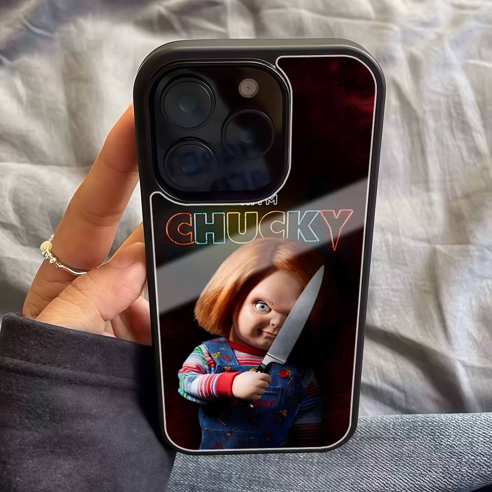 

H-Horror Chucky Doll Phone Case Hard Plastic Phone Case For Iphone 17 Air 16 15 14 13 12 11 Pro Max PC TPU iPhone 15