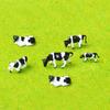 10Pcs 1:87 Scale Soft Rubber Diy Cow Model Train Layout Model Building Toys