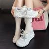 Mesh breathable leather German training shoes women's new versatile casual soft sole long standing not tired feet sports shoes thin