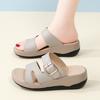Damen Sommer Aufzug Plateau Hausschuhe Sandalen Outdoor Elegant Offene Zehen Lässig Mädchen Große Größe Schwarze Sandalen