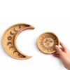 Moon Shaped Round Tray S/2
