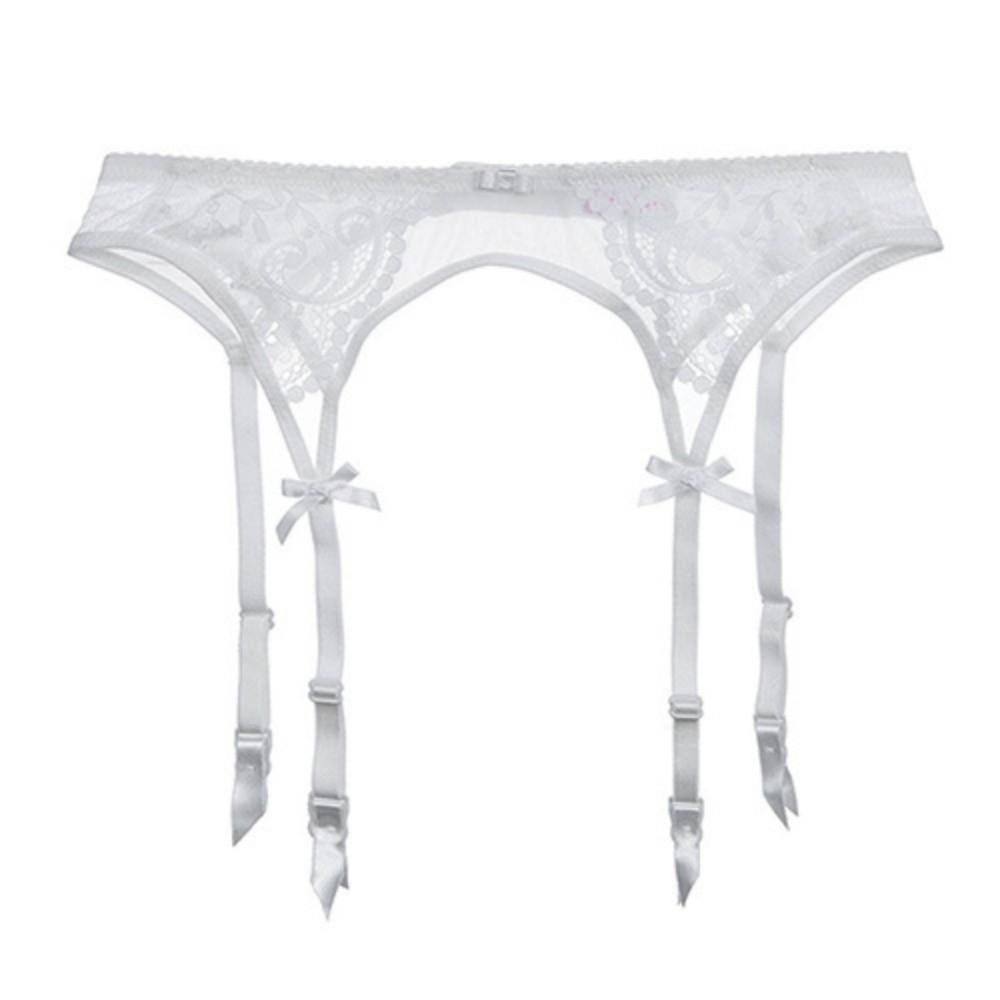 Adjustable Straps Suspender Belt Bow Garters for Stockings Romantic Lace Garter Belt  Intimate Wear