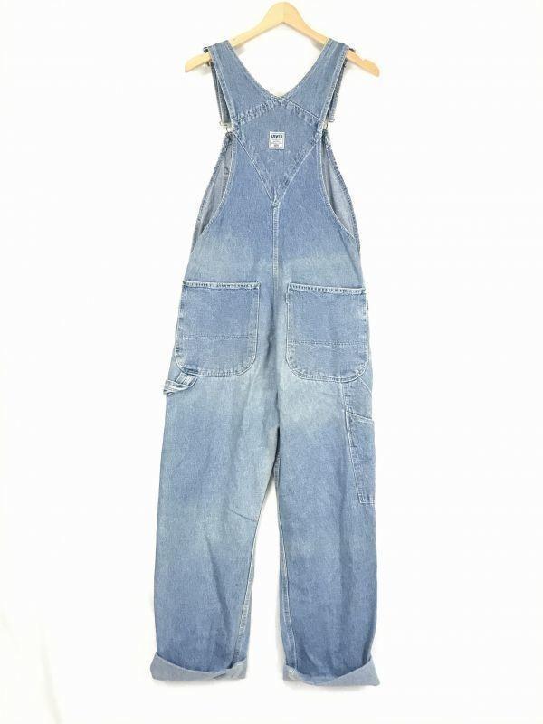 Levi’s Made in USA 90s Vintage 857-12 Denim Overalls W30 Men’s SM(USED)