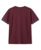 VANNWORKS [Crop] Layered Roll-Up Short Sleeve T-Shirt (Vs0301) Burgundy