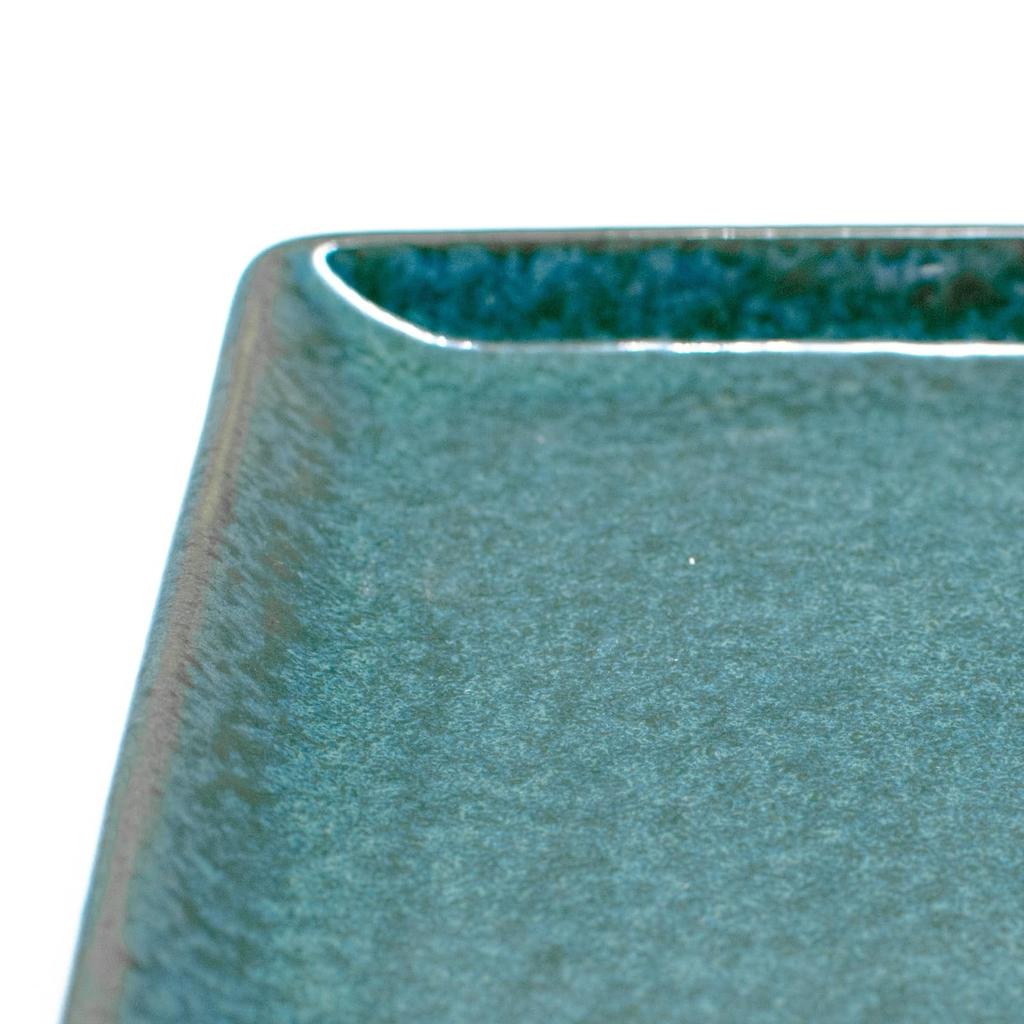 Aito Manufacturing Rectangular Serving Set of 21 X 13 Mino Dishwasher and Microwave Made In 567519 (Aito Co.) "Natural Color" Plate, Plate, 2, Approx.