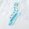 Transparent Crystal Glass Silk Socks Silk Short Socks New Lastic Socks