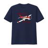 Socata Tobago Tb 10 Airplane Print T Shirt for Casual Fashion vintage Washed Comfortable Top For Everyday Wear graphic fashion