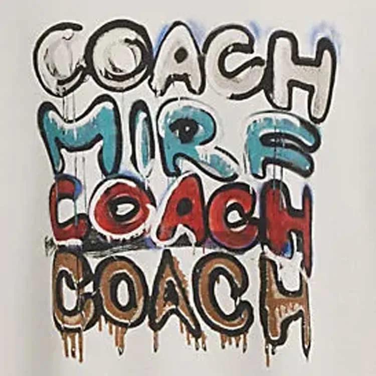 COACH FW23 Sweatshirt Men's Light Gray (Unisex) Sweatshirts CK694 RE1