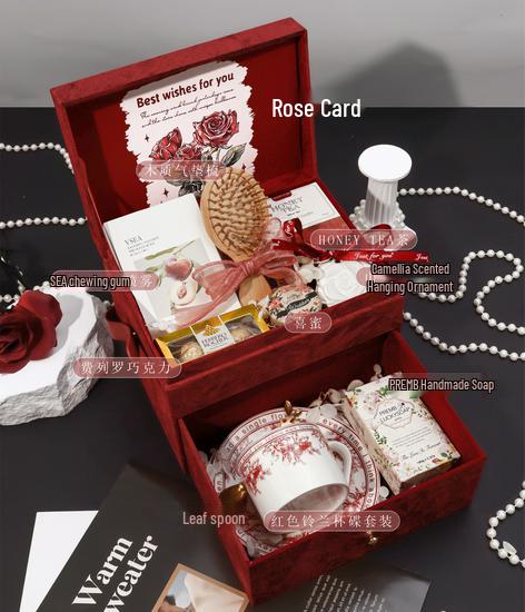 

Luxury Bridesmaid Gift Box: Elegant Beauty Set for Wedding or Birthday