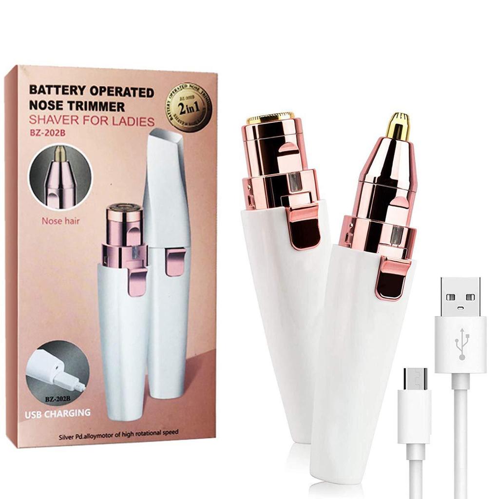 Women's Four-in-One USB Rechargeable Electric Shaver for Legs, Armpits, and Pubic Hair