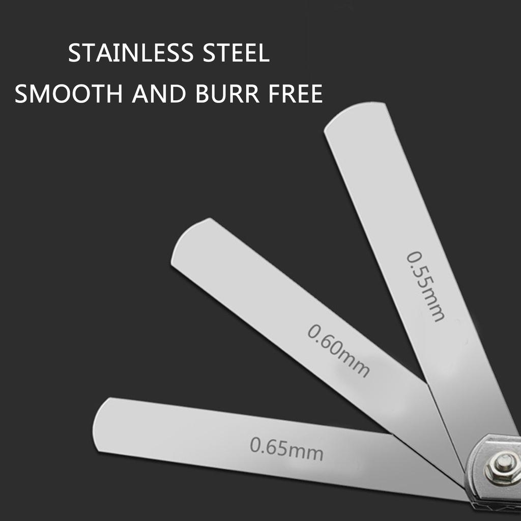 Feelers Gauges 0.01-1mm/0.05-0.50mm/0.05-1.00mm/0.02-1.00mm Thickness Gauges Gaps Filler Feelers Gauges Woodworking
