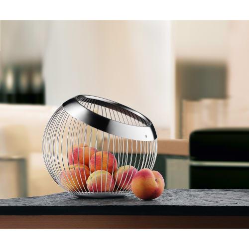WMF Living Lounge Basket, 19cm, Stainless Steel, for Vegetables and Fruits, W0665086030
