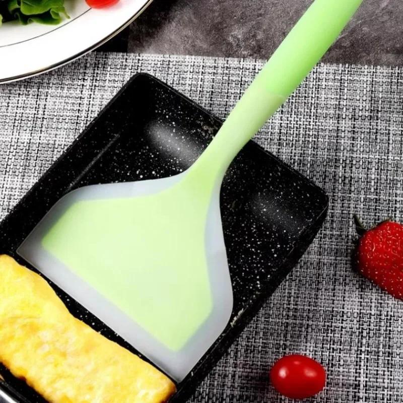 Household Cooking Spatula Kitchen Food Grade Yoki Cooking Stall Cake Spatula High Temperature Non-stick Special Silicone Spatula