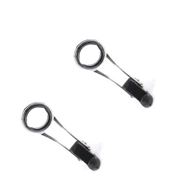 2Pcs Eye Rings Fishing Rod Wire Rings Fishing Stainless Line Guide 0.53/0.7/0.92in Diameter Foldable Rod Guide Top Rings