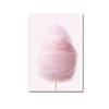 Nordic Moderne Rosa Eis Zuckerwatte Leinwand Malerei Druck Poster Wand Kunst Bild Für Mädchen Zimmer Dessert-Shop Dekoration