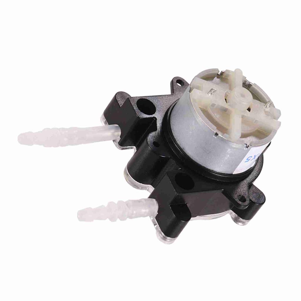 DC 6V DIY Dosing Pump Mini Peristaltic Dosing Head Self Priming Function Large  150ml Min for Aquarium Lab Chemical