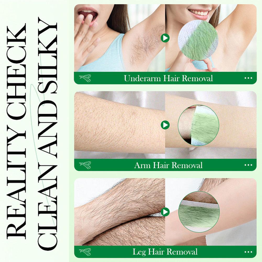 20 Stick Professional Hair Removal Wax Strips for Summer Depilation Double Sided Cold Wax Paper for Leg Body Useful X6B9