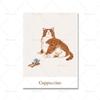 Divertente gatto nero che beve caffè Poster e stampa Moderna citazione Arte Vintage Tela Pittura Cucina Caffè Immagini da parete Decorazione per la casa