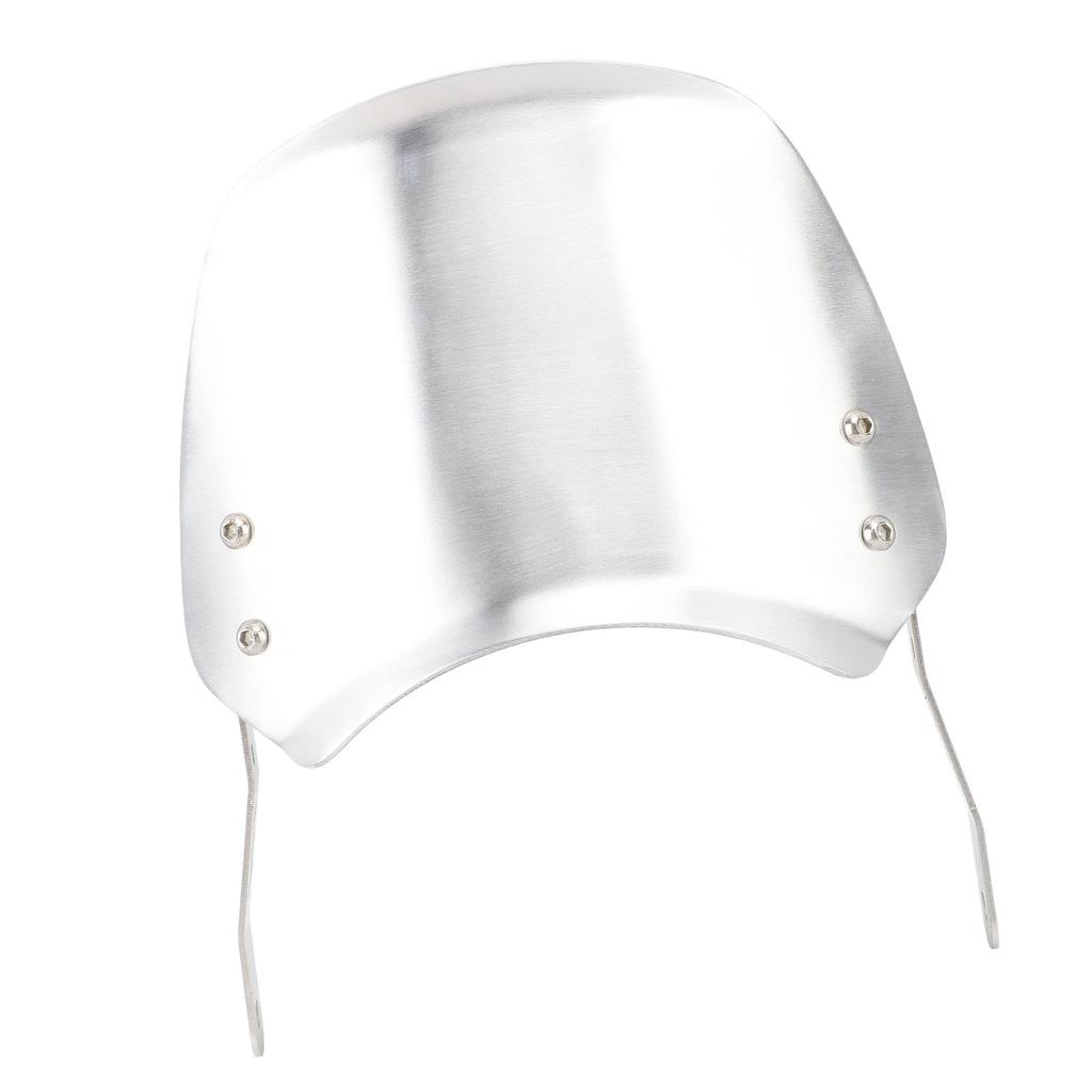 Motorcycle Aluminum Front Wind Deflector with Mount for 6.5in to 9.45in Round Headlights