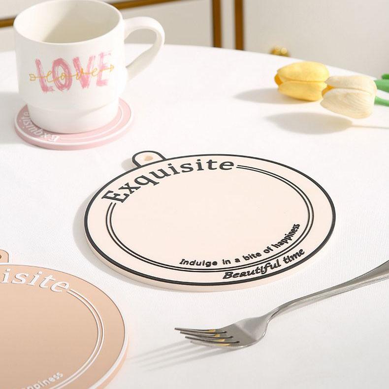 Home Dining Mat, Heat Insulation Mat, Heat-resistant Dining Table Mat, Easy To Clean, Oil Resistant, Heat-resistant Plate, Bowl Mat, Cup Mat