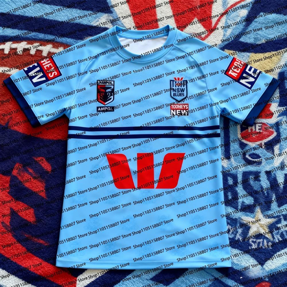 

2026 Summer Men s New NSW Blues Football Training Jersey for Both Men and Women, A Sport Quick-drying T-shirt Top 6XL