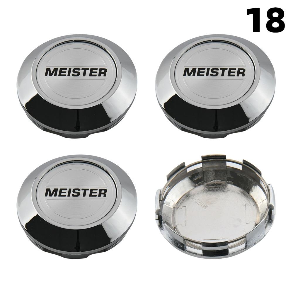 4PCS OD 76MM / ID 72MM Cap For Rims WORK EMOTION EQUIP MEISTER VS Emblem Wheel Center Cap Sport Car Logo Wheel Cover Hub Caps