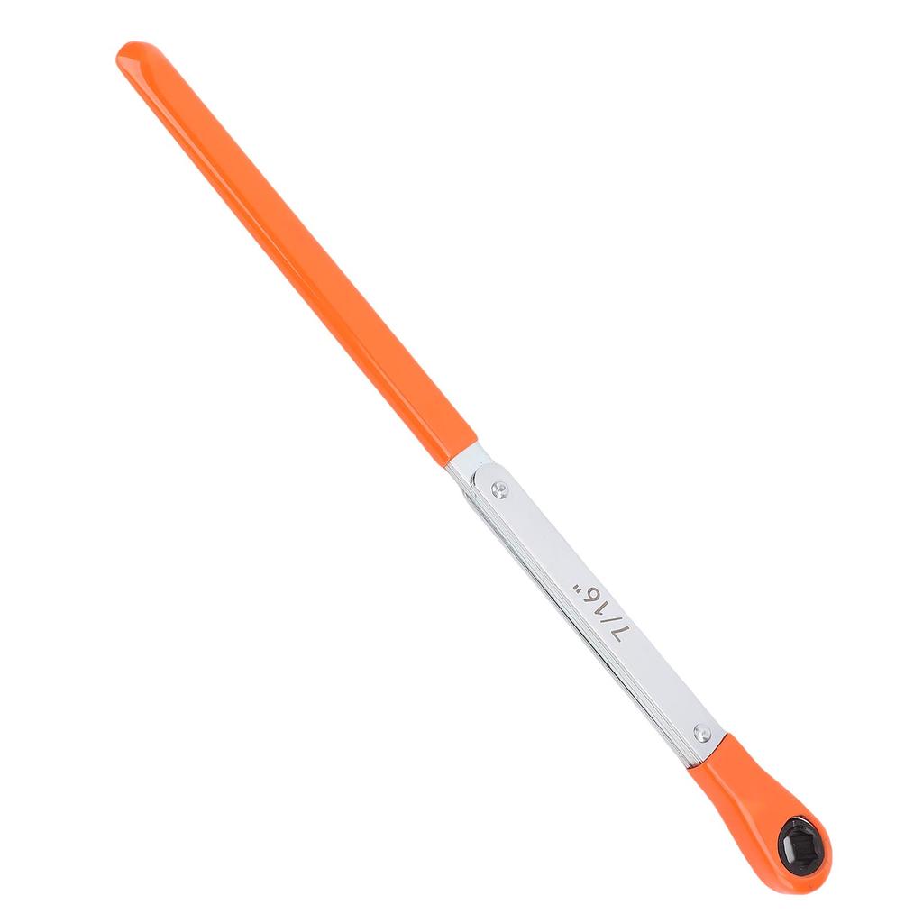 Automatic Slack Adjuster Wrench Extra Long Handle Flexible Brake Adjustment Wrench Tool for Heavy Duty Trucks 7 16in