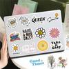 100Pcs/Set Daisy Flowers Healing Slang Stickers DIY Fashion Decals Stickers