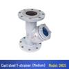 WCB Cast Steel Y-Type Pipeline Strainer, DN100/150, GL41H-16C Flanged