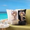 Süße Anime Cchobits Personalisierbare quadratische Kissenbezüge Stilvoll Und Weich Perfekt Für Betten Autos Und Sofas