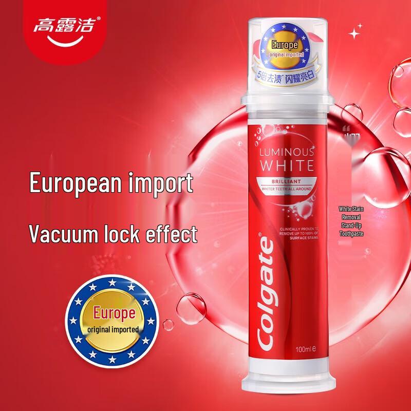 Colgate Whitening Fluoride Press-type Toothpaste 100ml