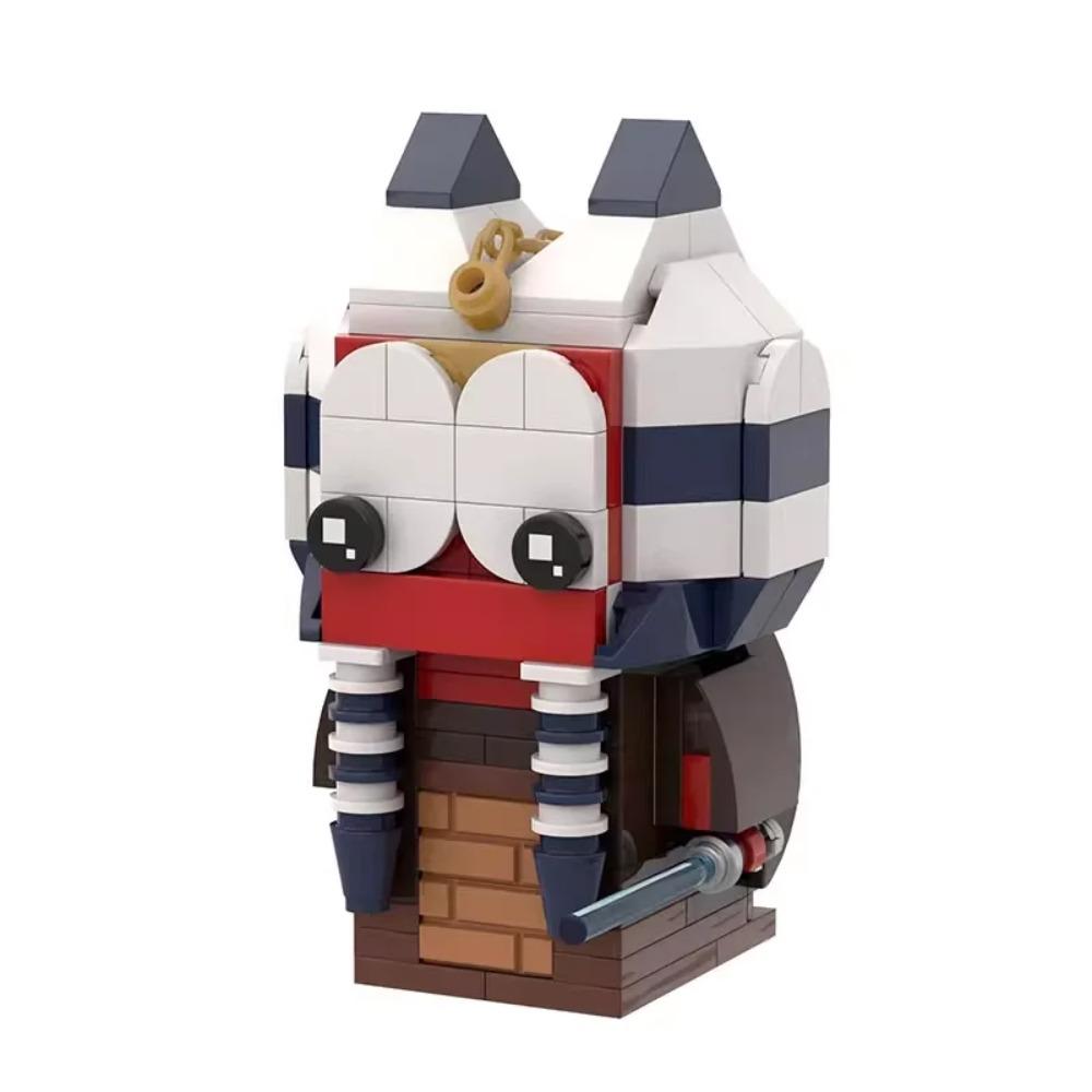 GSBAN Space MOC Wars Movie Brickheadz Figures Obi Maul Model Building Blocks Toys For Children Toy Kids Gifts Bricks