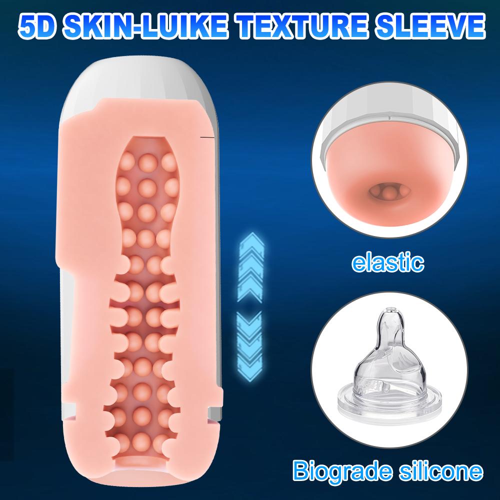 Automatic Male Masturbators Sucking Blowjob Machine Masturbation Cup Penis Stimulation Pocket Pussy Adult Sex Toys for Men